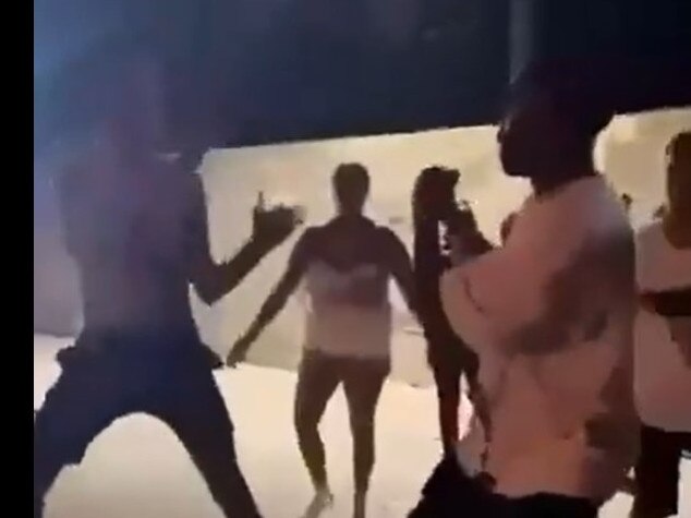 AFL star caught in wild brawl video