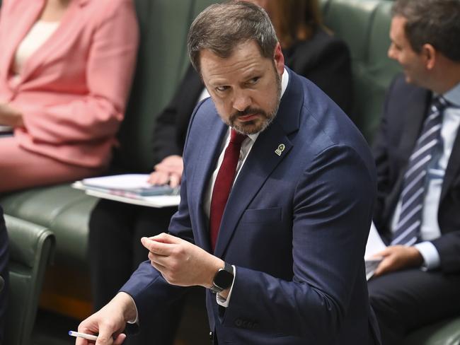 CANBERRA, AUSTRALIA, NewsWire Photos. AUGUST 9, 2023: Industry and Science Minister , Ed Husic during Question Time at Parliament House in Canberra. Picture: NCA NewsWire / Martin Ollman