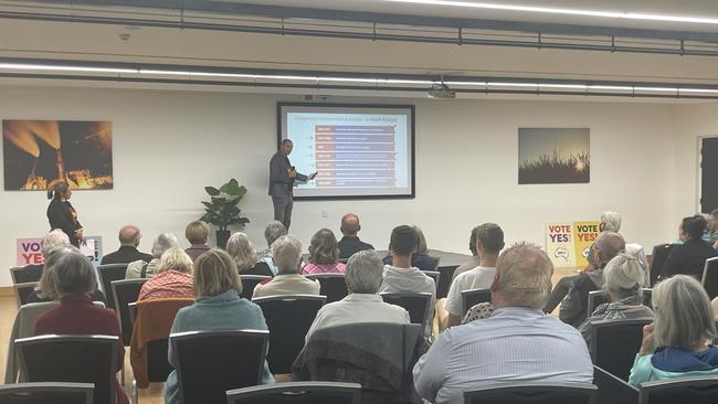 The Bundaberg Yarn for the Voice event at the Bundaberg Multiplex was arranged by Yes23 in partnership with the Port Curtis Coral Coast Trust.