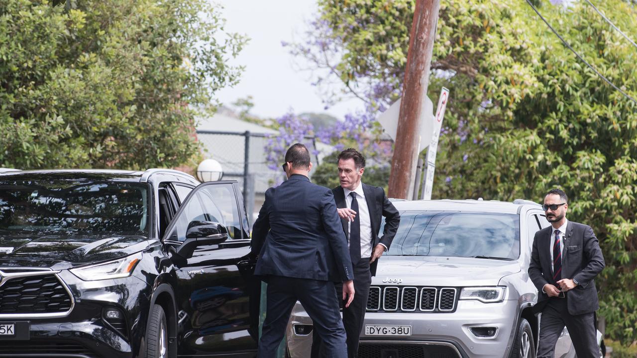 NSW Premier Chris Minns arrives for the funeral. Picture: NCA NewsWire / Flavio Brancaleone