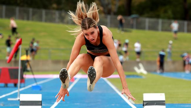 Delta Amidzovski from the Corpus Christi Catholic High School at the NSW All Schools Championships in December. Pic: Jeremy Ng.