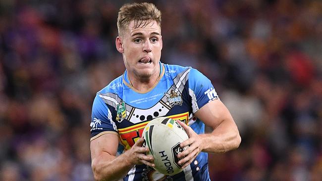 AJ Brimson gives Titans fans optimism for next season. (AAP Image/Dave Hunt)