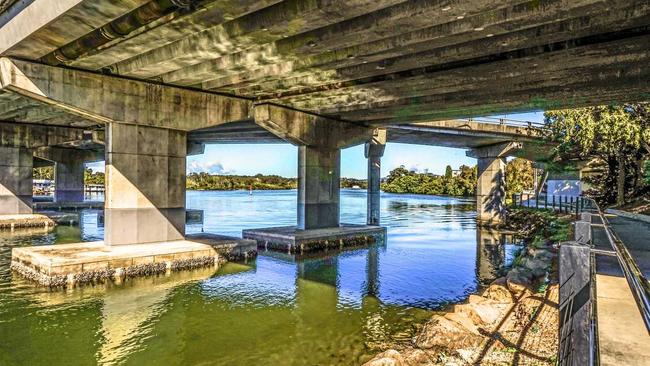 Major works have begun on the Boyds Bay Bridge. Picture: Doreen Parker