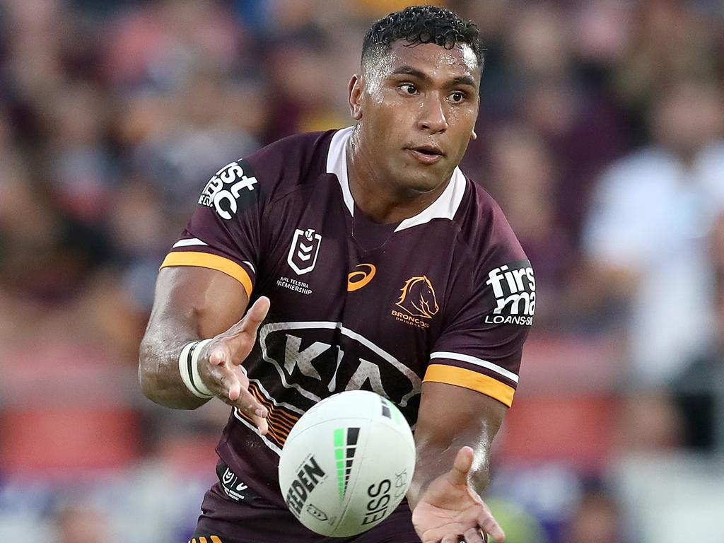 Brisbane Broncos forward Tevita Pangai Jnr has decided to sign with the Canterbury Bulldogs instead of the Tigers. Picture: NRL Photos