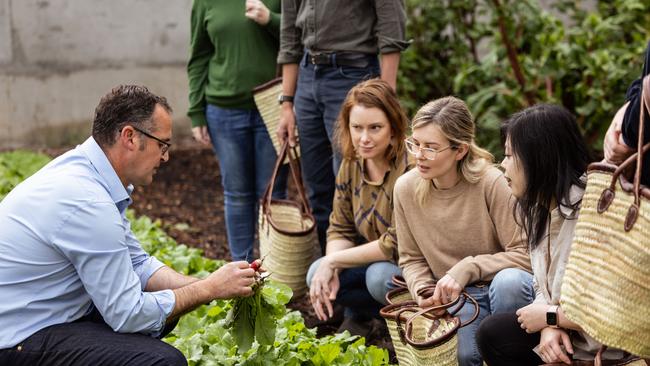 Agrarian Kitchen Experience led by restaurant founder and executive chef Rodney Dunn. Picture: Dearna Bond