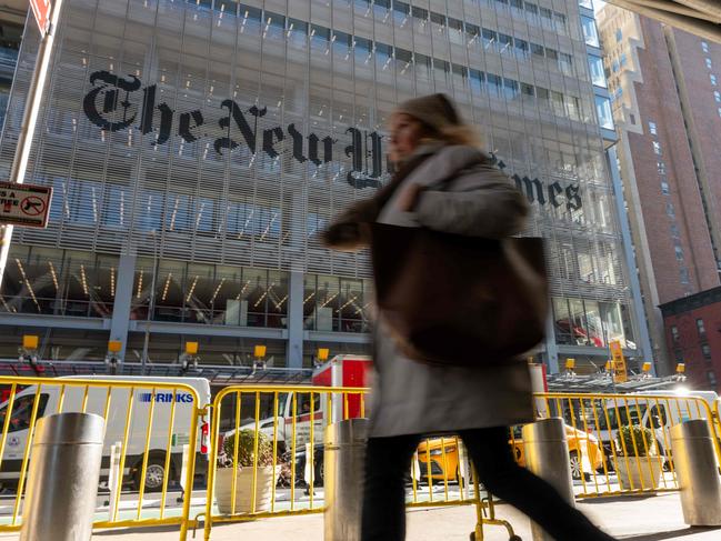 The New York Times blamed other media outlets for ‘sensationalist headlines’. Picture: Spencer Platt/Getty Images/AFP