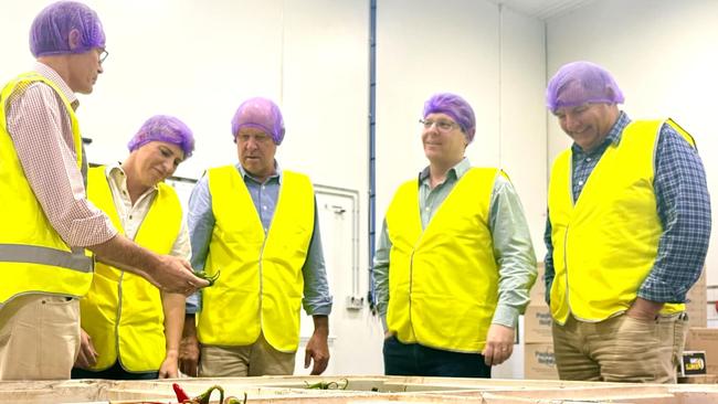 Primary Industries Minister Tony Perrett discusses Queensland’s 25-year agriculture blueprint during his visit to Bundaberg.
