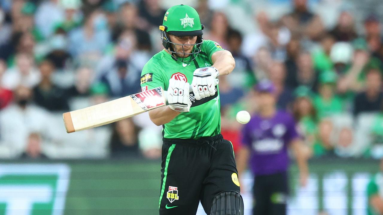 Joe Clarke hits out in last year’s BBL. Picture: Mike Owen/Getty Images