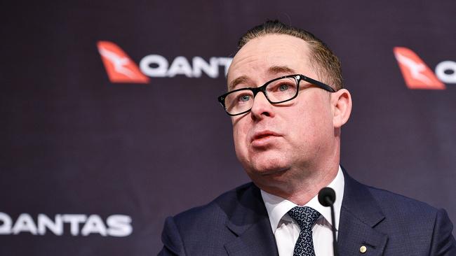 Qantas chief executive Alan Joyce said the pandemic has been “devastating” upon the aviation industry. Picture: NCA NewsWire/Flavio Brancaleone