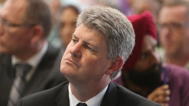 Racing Minister Stirling Hinchliffe who will not be part of any presentation to controversial trainer Ben Currie today. 