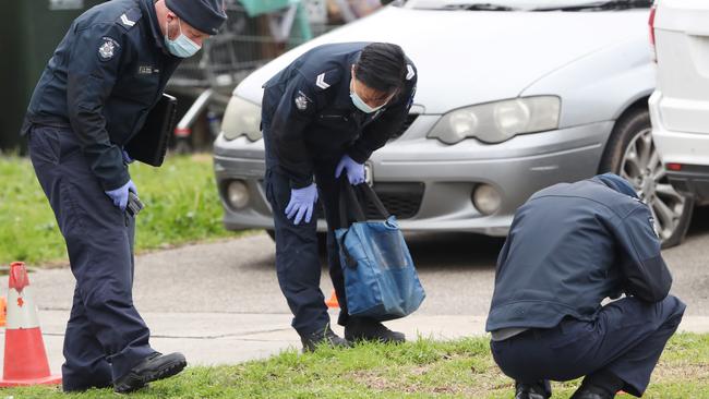 Shots were fired into a house linked to a teenager accused of another shooting earlier this month. Picture: David Crosling