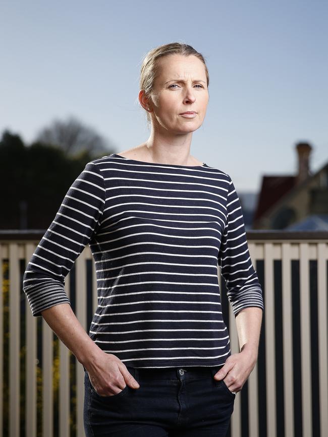 Louise Elliot said she was determined to fight cancer and did not want to die. Picture: ZAK SIMMONDS