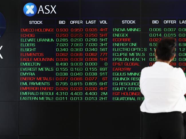 7/2/25: The Australian stock exchange in Sydney. John Feder/The Australian.