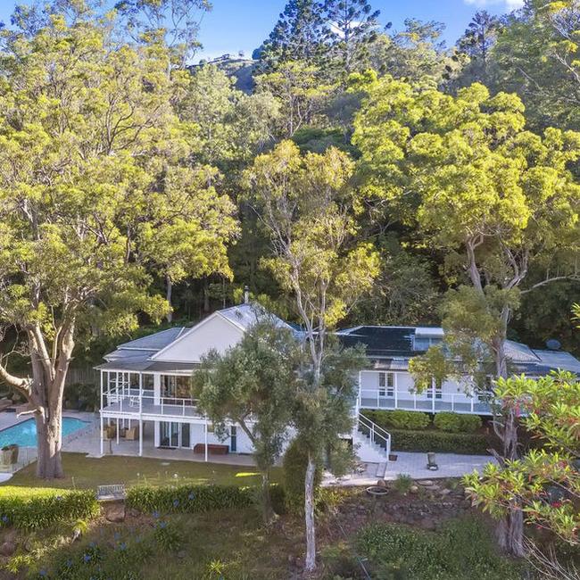 Libby Trickett’s family property is a stunning modern-style Queenslander on the Sunshine Coast hinterland.