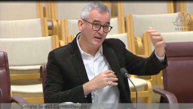 Woolworths CEO Brad Banducci appears at the Senate Select Committee looking into Supermarket Prices