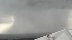 A huge microburst near Cranley, northwest of Toowoomba. Picture: Nahdia L