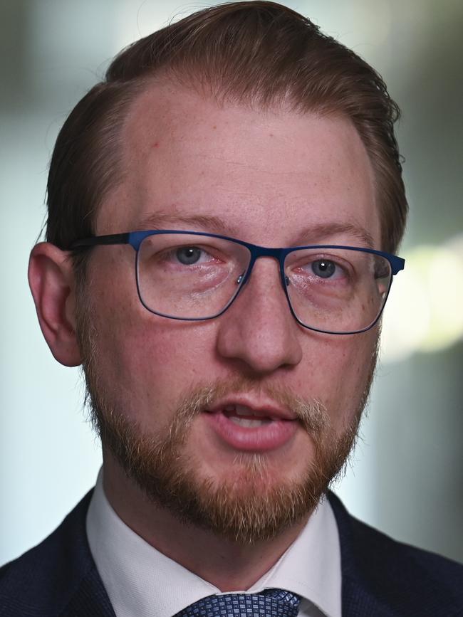 Senator James Paterson. Picture: Martin Ollman