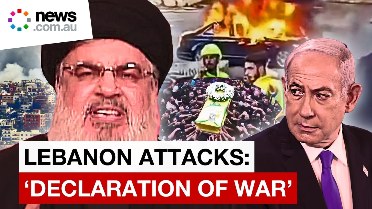 Hezbollah leader slams Israel, calls Lebanon device attacks a “declaration of war”