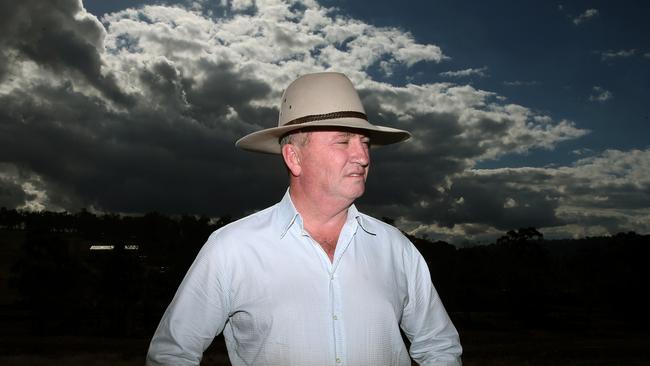 Barnaby Joyce says he’d have liked a phone call from the PM over his job. Picture: Peter Lorimer.