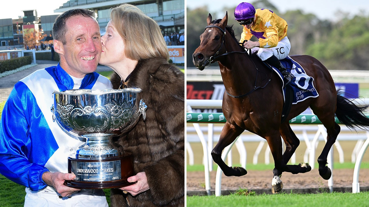 Jockey Damien Oliver and trainer Gai Waterhouse (left) will join forces for one last time in a Group 1 when Zoumon (right) tackles the Northerly Stakes. Pictures: File