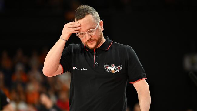 The Illawarra Hawks have sacked head coach Jacob Jackomas after a horror start to the season. Picture: Getty