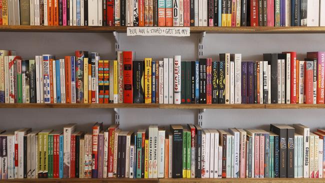 Five Leaves Left, a wine and books store, recently opened in Hobart. Picture: Nikki Davis-Jones