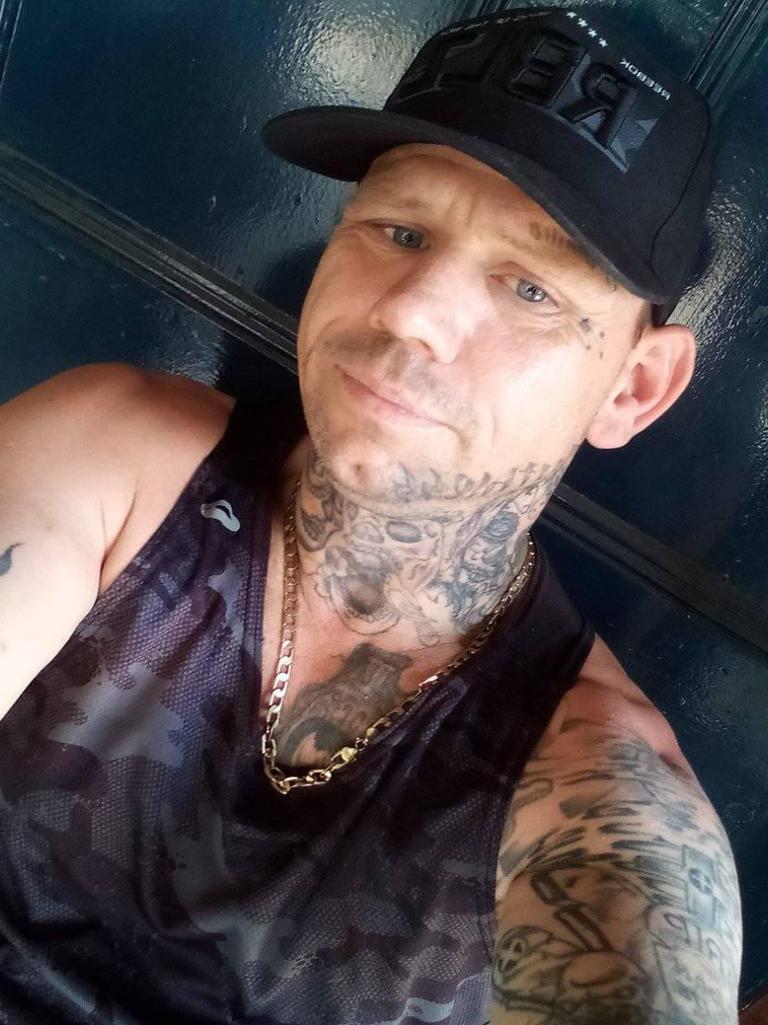 Russell Andrew White, 39, has faced Toowoomba Magistrates Court for multiple offences, including pointing a gun at police while in a stolen car.