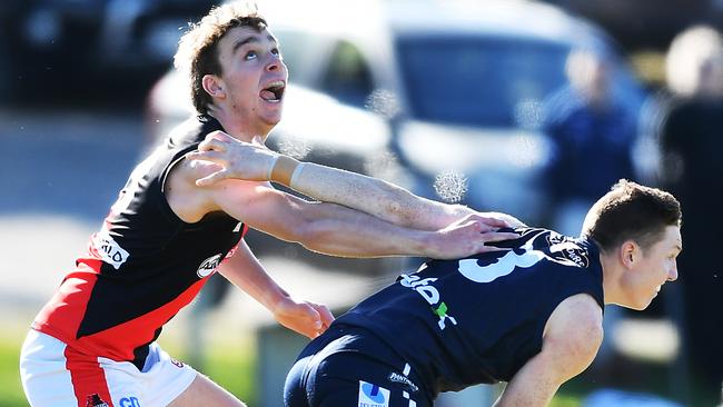 SA young gun Riley Thilthorpe is a No. 1 pick contender in the AFL Draft .Picture: Mark Brake