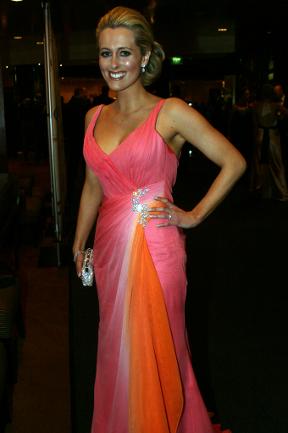 <p>2008 Brownlow Medal. Red carpet arrivals. Jessica Burns. Picture: Norm Oorloff</p>