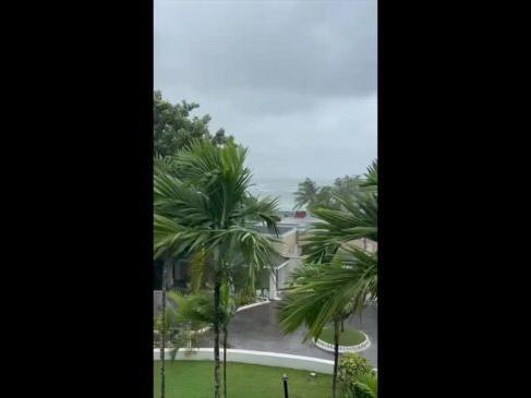 Stormy Conditions Hit Northern Jamaica Coast as Hurricane Beryl Approaches