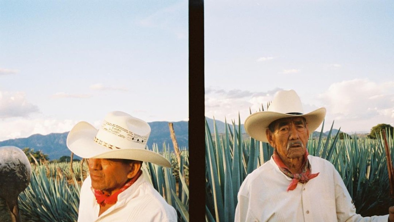 Agave farmers featured in Jenner’s 818 Tequila ad. Picture: Instagram