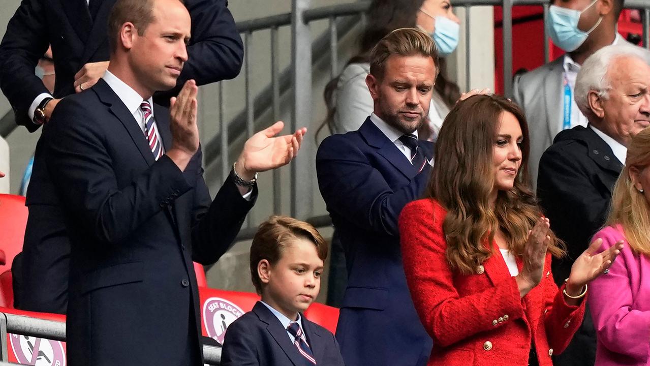 Prince George is starting to fill his royal destiny. Picture: Frank Augstein/Pool/AFP