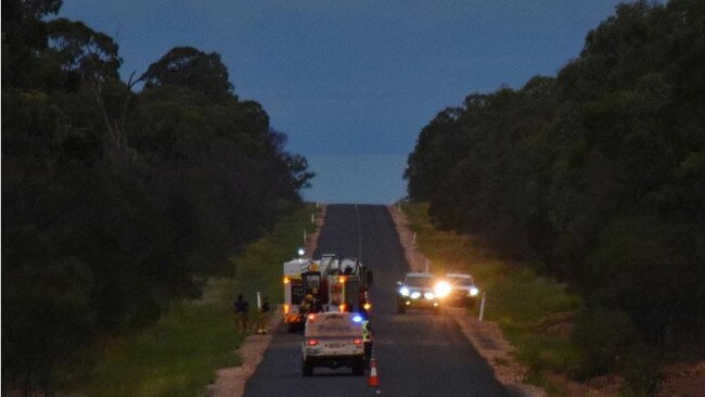 One person is believed to have died in a fiery crash at Tara. Picture: Peta McEachern/Chinchilla News