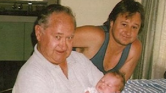 Murder victim Douglas Phillips with his son, Cliff Phillips and grandson in 1999.