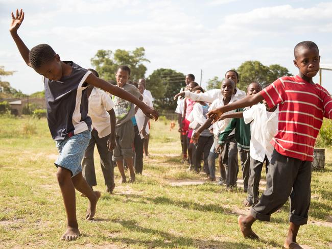 Many of the children are HIV positive and lost parents to the illness. Picture: Benjamin Stavert