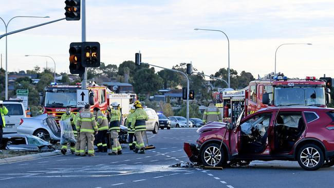 Traffic was reportedly clearing at 8.30am. Picture: Mark Brake