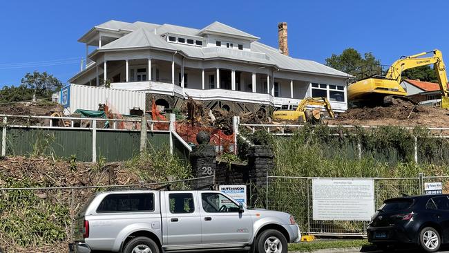 Endrim, soon to become The Arlington childcare centre, can be clearly seen for the first time in decades after camphor laurel trees were cleared.