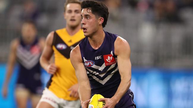 Adam Cerra was a standout for the Dockers. Picture: Getty Images