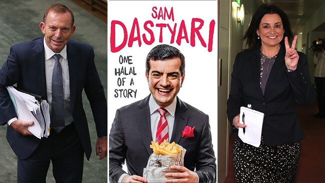 Sam Dastyari’s book is out soon, with releases by Tony Abbott and Jacqui Lambie to follow later in the year.