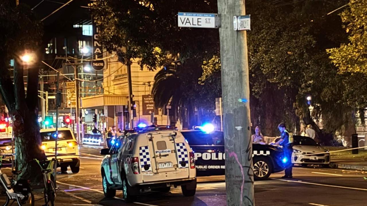 Man allegedly struck with machete in terrifying St Kilda carjacking