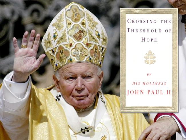 Pope John Paul II. Book: Crossing the Threshhold of Hope (1994). Advance: $US8.5 million