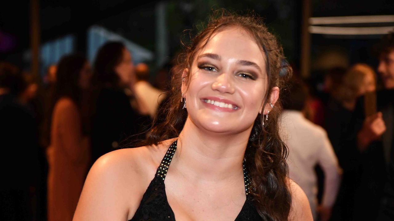 Charlotte at Caloundra State High School formal. Picture: Patrick Woods.