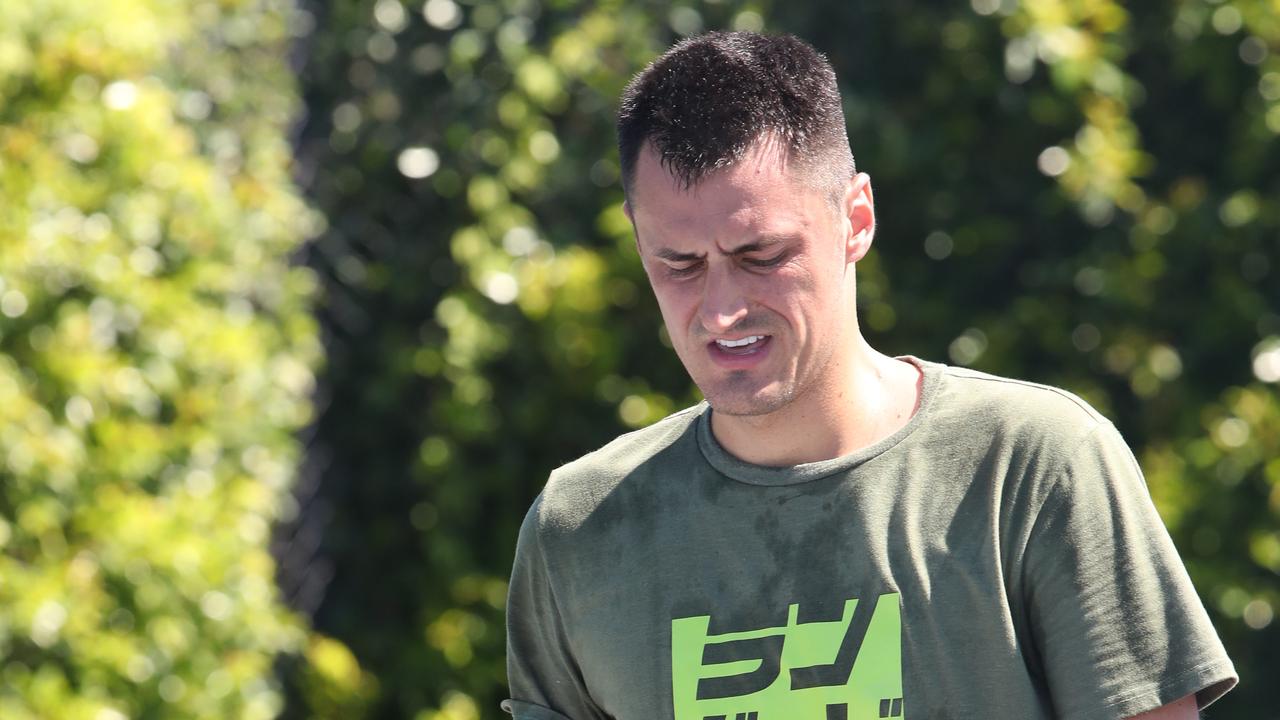 Bernard Tomic: “I don’t want to play pro tennis until I’m 38. It’s not something I strive for. I’m good at it. But I don’t see myself playing then. At least the next half decade I do.” Picture Glenn Hampson