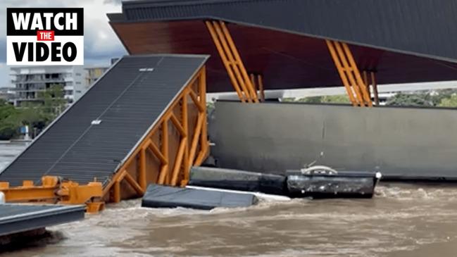 Brisbane River at the Regatta Ferry terminal