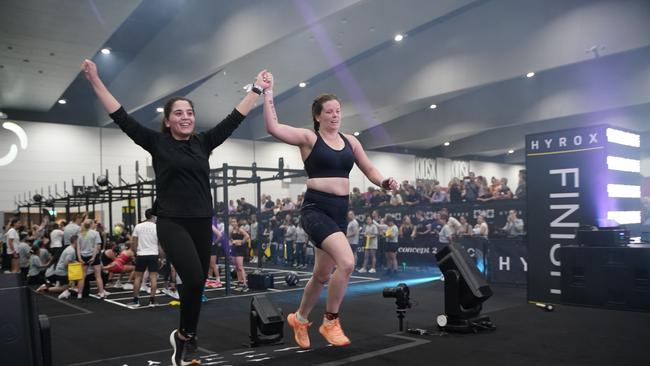 10000 athletes put their fitness to the test in a massive Hyrox competition this weekend (14-15 Dec) at Melbourne Exhibition and Convention Centre. Picture Valeriu Campan