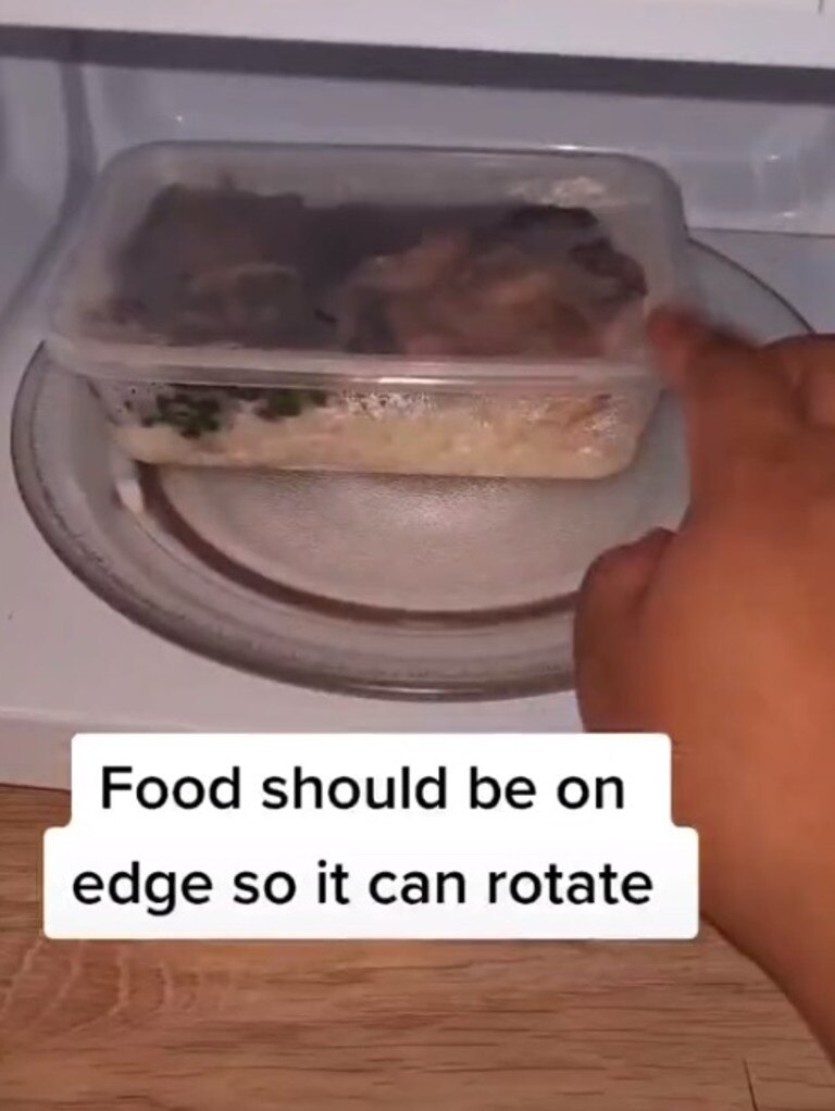 Many have since tried the ‘hack’ but an expert claims the best results don’t necessarily rely on where the food is placed. Picture: TikTok/tanyahomeinspo
