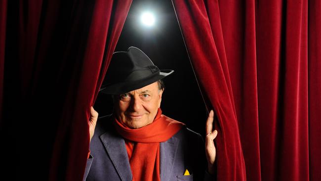 Barry Humphries turned taking the piss into cultural practice. He turned darkness into light. Picture: Patrick Hamilton