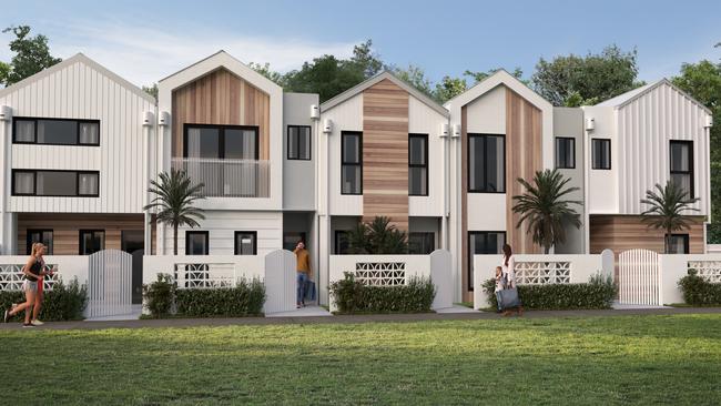 A premium range of terrace homes – North Lane Terraces – were released in late 2021 for Nirimba in Stockland’s Aura master planned community.