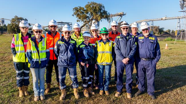 New Acland Coal's recent new starters. Picture: (supplied)