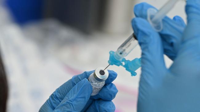 Camberwell Grammar will vaccinate its year 12 students. Picture: AFP